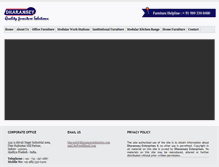 Tablet Screenshot of dharamseyindustries.com